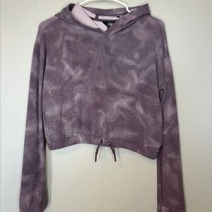 Athleta Purple Tie-Dye Hoodie